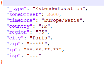 AWS Info Response