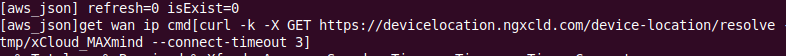 AWS JSON Request
